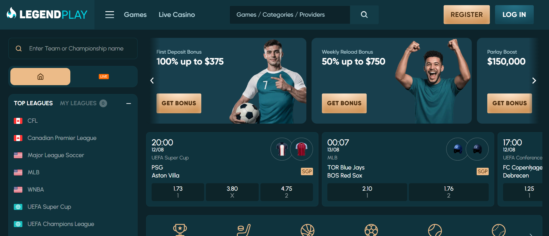 Legendplay online sportfogadás